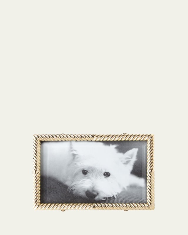 Gold Deco Twist 4" x 6" Picture Frame